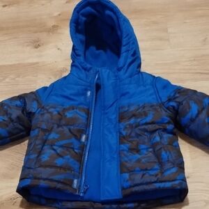 Blue and Black Kids Jacket